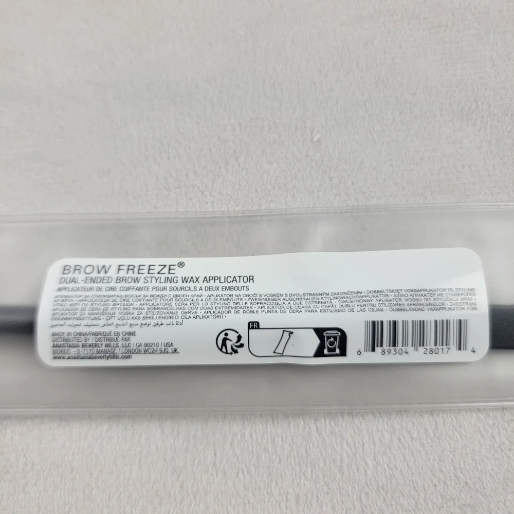 Anastasia brow freeze brow‎ styling wax & dual end brow styling wax applicator